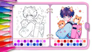 Anime Color:Juegos de colorear screenshot