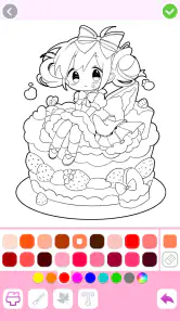 Anime Color:Juegos de colorear screenshot