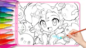 Anime Color:Juegos de colorear screenshot