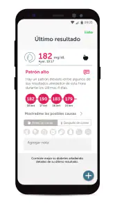 ​Aplicación OneTouch Reveal® screenshot