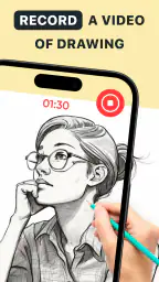 Trace Drawing: How To Draw 7