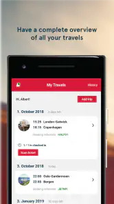 Asistente de viajes Norwegian screenshot
