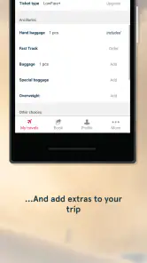 Asistente de viajes Norwegian screenshot