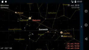 Astrolapp mapa de estrellas screenshot