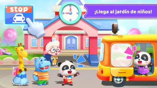 Autobús Escolar del Bebé Panda 1