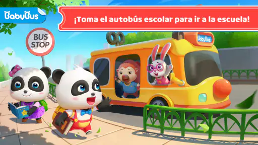 Autobús Escolar del Bebé Panda 2