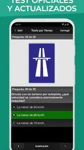 Autoescuela Móvil. Test DGT screenshot