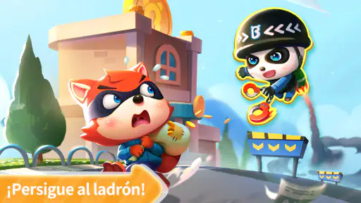 Bebé Panda oficial de policía 4