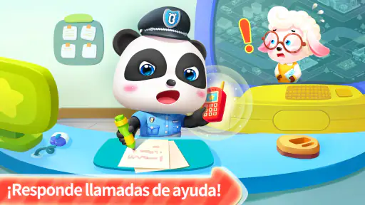 Bebé Panda oficial de policía 6