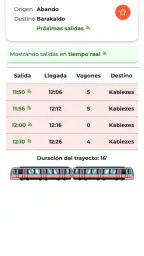 Bilbao Go: Horarios Transporte 2