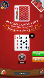 Blackjack 21 Casino Card Game 3
