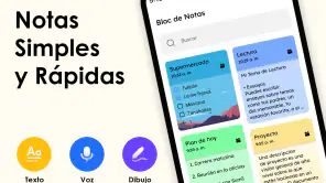 Bloc de notas y listas screenshot