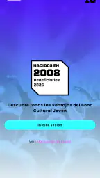 Bono Cultural Joven 2026 1