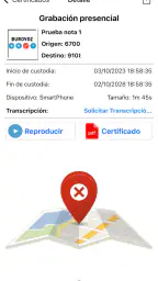 Burovoz grabar llamadas 3
