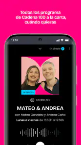 CADENA 100 screenshot