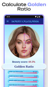 Calculadora y escala belleza screenshot