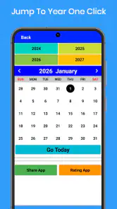 Calendario 2026 screenshot