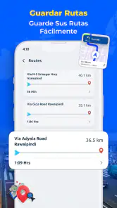 Cámara GPS y navegación screenshot