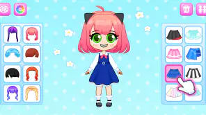 Chibi Muñecas Juego para Niñas screenshot
