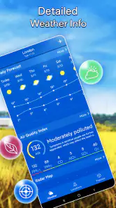 Clima local: widget de alerta screenshot