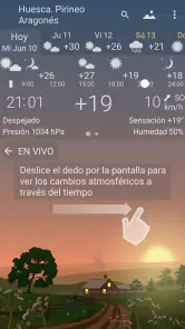 Clima preciso YoWindow screenshot