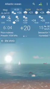 Clima preciso YoWindow screenshot