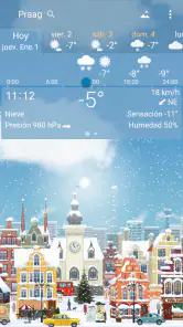 Clima preciso YoWindow screenshot