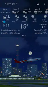 Clima preciso YoWindow screenshot