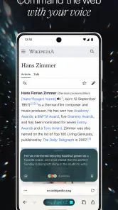 Comet: Navegador con IA screenshot
