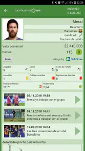 Comunio screenshot