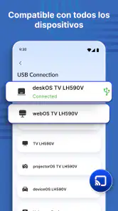 Conector USB - Conectar a TV screenshot