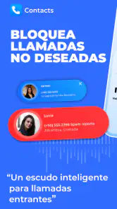 Contactos y bloqueo de spam screenshot