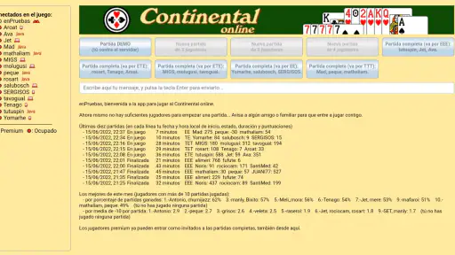 Continental (juego de cartas) 4