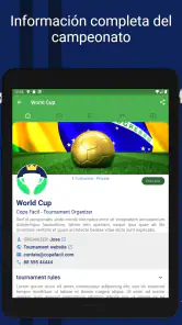 Copa Fácil: Creador de Torneos screenshot