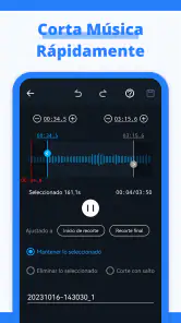 Cortar Audio, Editor de Música screenshot