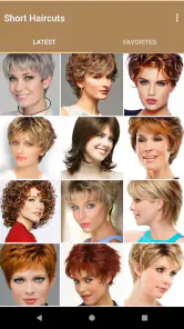 Cortes de pelo cortos screenshot