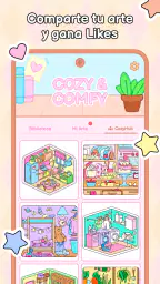 Cozy Home: Comfy Coloring Book 6