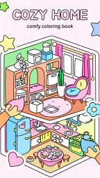 Cozy Home: Comfy Coloring Book 7