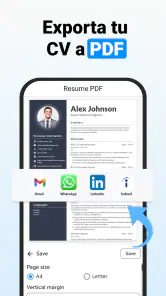 Creador de CV - Hoja de Vida screenshot