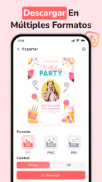 Crear Invitación de Cumpleaños 7