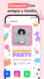Crear Invitación de Cumpleaños 8