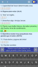 Crucigrama en español 2