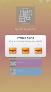 Crucigrama en español screenshot