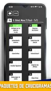 Crucigramas en Español screenshot