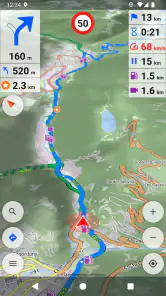 Cruiser GPS Navigation screenshot