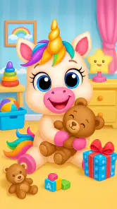cuidado del pony unicornio screenshot