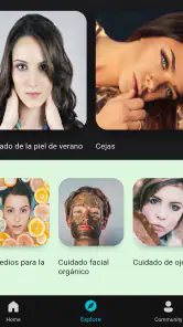 cuidado piel y cuidado cara screenshot