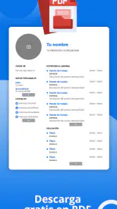 Curriculum Vitae - CV PDF screenshot