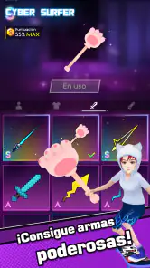 Cyber Surfer :Aventura Rítmica screenshot
