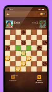 Damas en línea - 2 jugadores screenshot